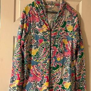 Resort wear lightweight jacket with hoodie